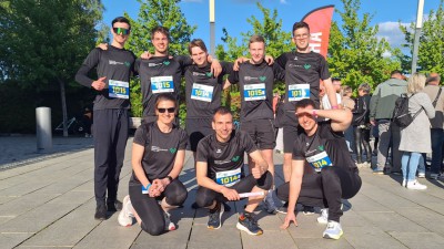 PIRnchens Laufteam beim Heidenauer Citylauf
