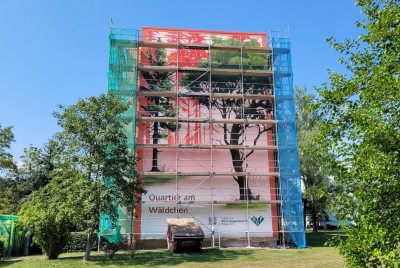 Wandbild im &quotQuartier am Wäldchen"