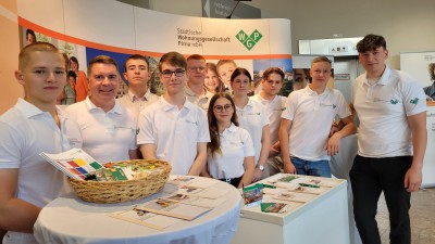 Informationsstand der WGP beim Tag der Ausbildung