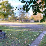 Bolzplatz hinter dem Gebäude Remscheider Straße 60