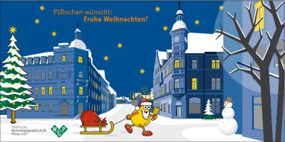 PIRnchen wünscht: Frohe Weihnachten